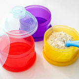 Babyjem 3-Compartment Baby Food Container - BPA-Free, Sterilizable, Portable
