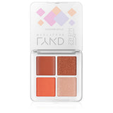 LYKD Orange Blossom Eyeshadow Palette - 4 Color Matte Shimmer, Highly Pigmented, Long Lasting, Blendable - Create Stunning Eye Makeup Looks