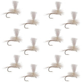 Parachute Light Cahill Classic Trout Dry Fly Fishing Fly - 1 Dozen Hook Size 14