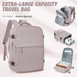 Lightweight Unisex Travel Backpack Functional Design Shoe Compartment Bags- Multi-Functional Laptop Backpack for, Hiking, School