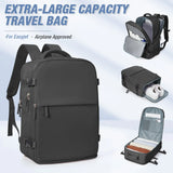 Lightweight Unisex Travel Backpack Functional Design Shoe Compartment Bags- Multi-Functional Laptop Backpack for, Hiking, School