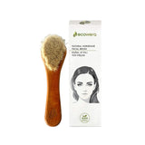 Ecowera Natural Horse Hair Face Brush - Gentle Facial Care & Eco-Friendly Skincare