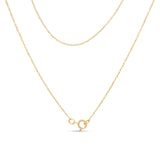 10K Yellow Gold Plated .925 Sterling Silver 1/10 Cttw Miracle Set Round Diamond Square Box Shape 18" Pendant Necklace (K-L Color, I2-I3 Clarity)
