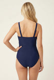 Cupshe Square Neck Twist-Front One Piece Swimsuit