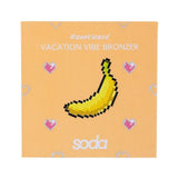 Soda Vacation Vibe Powder Bronzer 101 Sunny Day - Matte Bronzer for Natural Sun-Kissed Glow