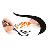 Carioca Super Brush Felt Tip Pens 10-Pack - Washable Ink Brush Pens for Artistic Designs