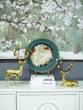 Luxury "Harmony in Water" Brass and Glass Fish Sculpture | 3CARATS