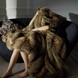 Luxury Soft Faux Fox Fur Blanket | Eco-Friendly 3CARATS