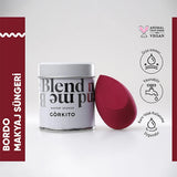 Görkito Makeup Sponge - Burgundy, Beauty Blender for Flawless Makeup Application