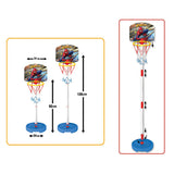 Dede Oyuncak Spiderman Kids Basketball Hoop Set - Adjustable Height, Safe & Fun Indoor/Outdoor Game for Children