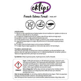 Eklips French Pink Oval False Nails - Achieve Salon-Quality Manicures at Home with Easy Application Adhesive Nails