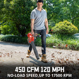 450CFM Cordless Leaf Blower w/ 40V 4.0Ah Battery and Charger MB2450A