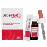 SideFER Iron Supplement Drops for Kids - 30ml Liquid Iron Supplement for Children Aged 4-10 Years