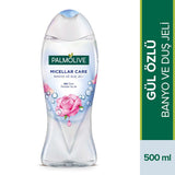 Palmolive Micellar Care Rose Extract Bath & Shower Gel - Gentle & Hydrating Skin Cleanser - 16.91 fl oz - Natural Ingredients, Dermatologically Tested