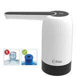 Kiwi Rechargeable Water Dispenser Pump: Effortless Bottled Water Pumping - Portable, Automatic, USB Charging
