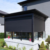 Multiple Awnings Mosquiteria Premium Motorized Retractable Blind With Zipper Closure System (SAK48162)