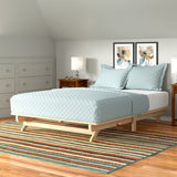 Farmhouse Queen Size Solid Wood Platform Bed Made in USA
