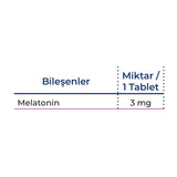 PF ProMela Melatonin Supplement 3mg - 60 Tablets for Sleep Regulation and Support
