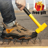 Men's Steel Toe Safety Work Shoes - Lightweight Outdoor Protective Footwear
