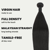 Malaysian Straight 100% Human Hair Bundles
