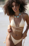 Malibu Strappy Triangle Bikini Top
