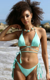 Malibu Strappy Triangle Bikini Top