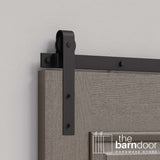 J Strap Heavy Duty Sliding Barn Door Hardware Kit