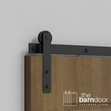 Modern Straight Strap Barn Door Hardware Kit