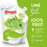 Mazzoni, Real Lime Juice, 100% Pure Lime, Just Juice, No Sugar Added, 2.2 lb