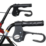 McKesson Lightweight 4 Wheel Rollator Walker, Red