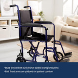 McKesson Lightweight Aluminum Transport Chair