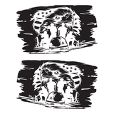Battlefield Soldiers Rear Window Jeep Graphic