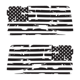 Grunge Flag Window Jeep Graphic