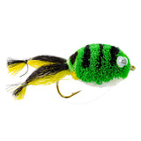 3 Pack Messingers Frog Bass Fly Fishing Bug With Weed Guard