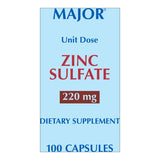 Major Zinc Sulfate Mineral Supplement, 220 mg