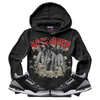 Misguided Girls (Air Jordan 3 Black Cement) Hoodie