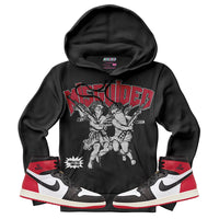 Misguided WorldWide (Air Jordan 1 High OG Black Toe Reimagined) Hoodie