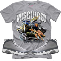 Misguided Worldwide (Air Jordan 9 Cool Grey) T-Shirt