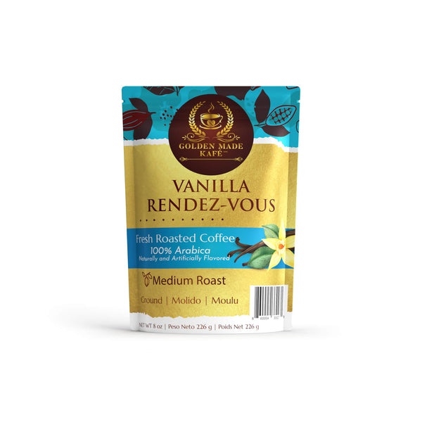 8oz PREMIUM GROUND COFFEE - VANILLA RENDEZ-VOUS
