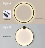 Modern Simple Circle LED Wall Lights | 3CARATS