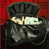 Monogram Leather Roller Bag Set (Signature Roller and Duffle)