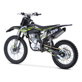 MotoTec X5 250CC 4-Stroke High-Performance Off-Road Gas Dirt Bike, Black (SAK39425)