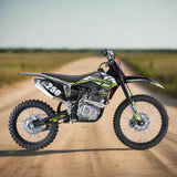 MotoTec X5 250CC 4-Stroke High-Performance Off-Road Gas Dirt Bike, Black (SAK39425)