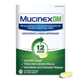 Mucinex DM 12 Hour Expectorant and Cough Suppressant, Regular Strength