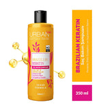 Urban Care Brazilian Keratin Shampoo - Vegan, Sulfate &amp; Paraben Free - Marula Oil &amp; Vitamin E