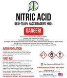 Aqua Regia Gold Refining Kit – 69.8–70% Nitric Acid & 31–37% Hydrochloric Acid (32oz/32oz) GTE