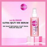 Elidor Ultra I_õltõ 100 I_õltõ Serum - Intense Shine Hair Serum for Dry, Damaged Hair - 3.04 fl oz