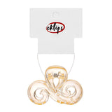 Eklips Pastel Yellow Claw Clip for Secure and Gentle Hold