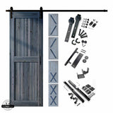Classic Single Barn Door Kit | Black Hardware