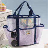 New Beach Bags with Multiple Styles, Large-capacity Pocket Storage Bags, Tote Bags, Portable Travel Mesh Swim Bags.